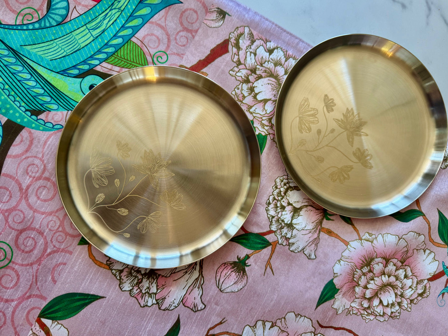 Pure Bronze Appetizer Plates